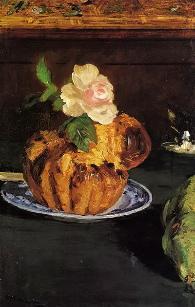 Still Life with Brioche Edouard Manet
